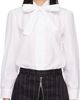 R13 R13 White Neck Tie Shirt - 1