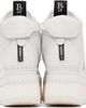 R13 R13 White Riot Leather High Top Sneakers - 2