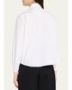 R13 Shrunken Ruffle-Trim Cotton Poplin Shirt - 3