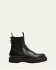 R13 Single Stack Leather Chelsea Boots - 1