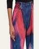 R13 Tie-Dye Cropped Wide-Leg Jeans - 5