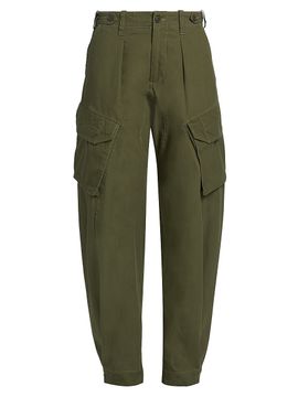 R13 Women's Barrel Cotton Cargo Pants