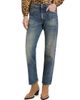 R13 Women's BF Cotton High-Rise Straight-Leg Crop Jeans - 3