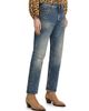 R13 Women's BF Cotton High-Rise Straight-Leg Crop Jeans - 4