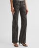 R13 Women's Boy Flare Striped Jeans - 4