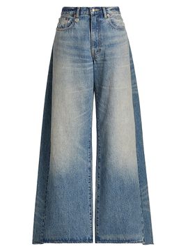 R13 Women's D'Arcy Faded Loose Jeans