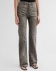 R13 Women's Jane Cheetah Print Slim Jeans - 4