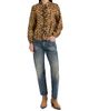 R13 Women's Leopard-Print Ruffle-Trim Cotton Blouse - 2