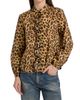 R13 Women's Leopard-Print Ruffle-Trim Cotton Blouse - 3