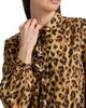 R13 Women's Leopard-Print Ruffle-Trim Cotton Blouse - 6