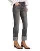R13 Women's Romeo Cuffed Hem Cotton Straight-Leg Jeans - 4