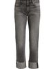R13 Women's Romeo Cuffed Hem Cotton Straight-Leg Jeans - 8