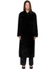 R2W R2W Black Naca Relaxed Fit Shearling Coat - 1