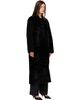 R2W R2W Black Naca Relaxed Fit Shearling Coat - 2