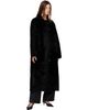 R2W R2W Black Naca Relaxed Fit Shearling Coat - 4