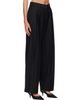 R2W R2W Black Orielle Wool Wide Tapered Trousers - 2