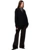 R2W R2W Black Paulo Wool Hairy Zip-Up Sweater - 4