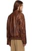 R2W R2W Brown Billy Lambskin Leather Jacket - 3