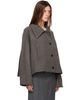 R2W R2W Gray Palma Wool Cash Double Short Jacket - 2