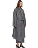 R2W R2W Gray Porin Draped Button Wool Cash Coat - 2