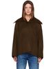 R2W R2W Khaki Nenka Wool Cash Sailor-Collar Jacket - 1