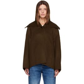 R2W R2W Khaki Nenka Wool Cash Sailor-Collar Jacket