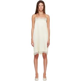 R2W R2W Yellow Milena Silk Lace Midi Dress