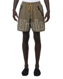 R H U D E R H U D E 7.8 Drawstring Logo Shorts