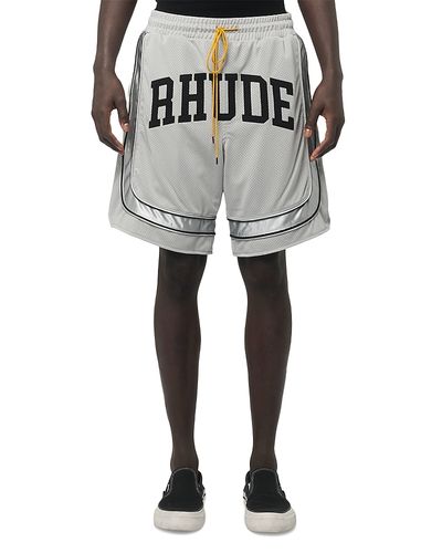 R H U D E R H U D E Baggy 10.5 Logo Drawstring Shorts