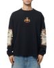 R H U D E R H U D E Bordeaux Long Sleeve Tee - 1