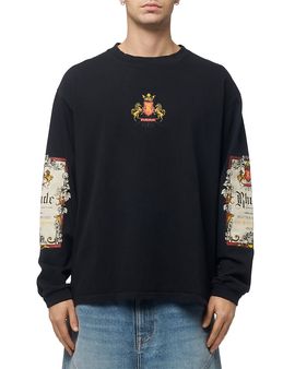 R H U D E R H U D E Bordeaux Long Sleeve Tee