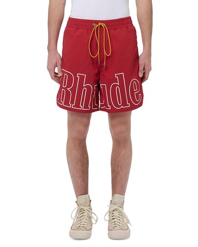 R H U D E R H U D E Logo 7 Track Shorts