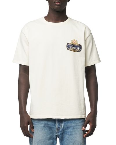 R H U D E R H U D E Safari Logo Graphic T-Shirt
