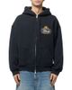 R H U D E R H U D E Safari Logo Graphic Zip Hoodie - 1