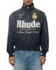 R H U D E R H U D E Safari Quarter Zip Logo Sweatshirt - 1