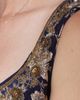 RAAS RAAS Alisha Brocade Plunge Neck Gown - 3