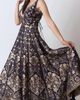 RAAS RAAS Alisha Brocade Plunge Neck Gown - 5