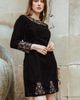 RAAS RAAS Arial Velvet Mini Dress Embroidered - 4