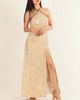 RAAS RAAS Athena Halter Gown with Slit - 5