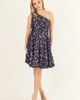 RAAS RAAS Azurine Blue One Shoulder Short Dress  - 1
