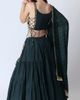RAAS RAAS Camila Mirror Embroidered Tiered Lehenga Choli - 3