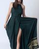 RAAS RAAS Ceres Halter Long Dress with Slit - 3