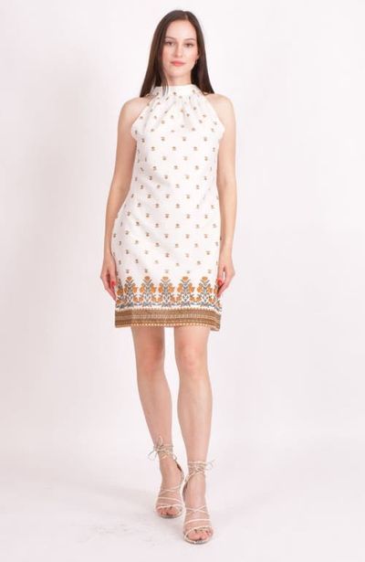 RAAS RAAS Hazie Halter Cotton Mini Dress