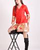 RAAS RAAS Jacquard Butti Silk Mini Blazer Dress - 4