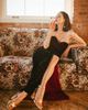RAAS RAAS Lavina Velvet Long Dress with Slit - 3