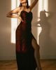 RAAS RAAS Lavina Velvet Long Dress with Slit - 4