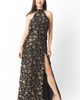 RAAS RAAS Leontine Halter Brocade Gown - 1