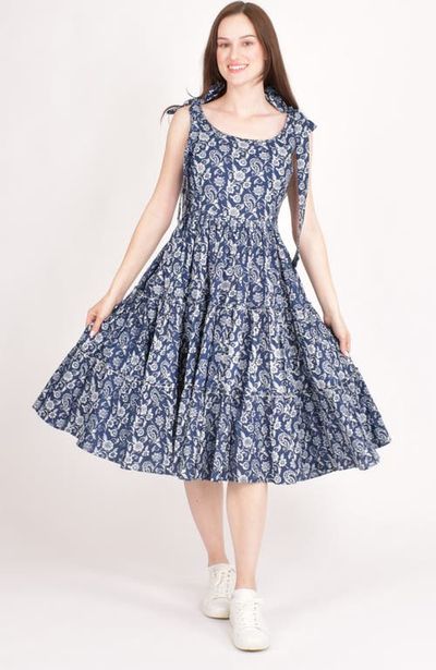 RAAS RAAS Mila Floral Tiered Midi Dress