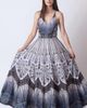RAAS RAAS Ruba Open Back Printed Long Dress - 1