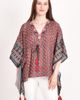 RAAS RAAS Yana Embroidered Ajrakh Kaftan Top - 1
